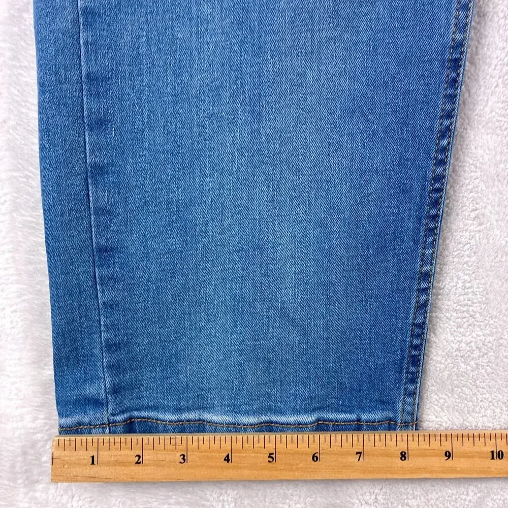 Levis 506 Jeans Men 36x30 Faded Whiskered Straight Leg Classic Preppy